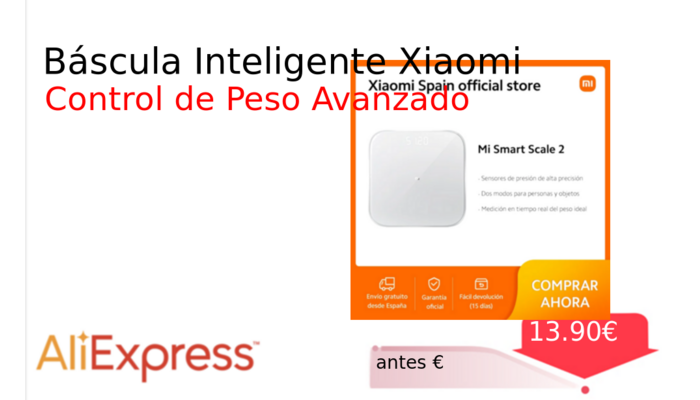 Báscula Inteligente Xiaomi