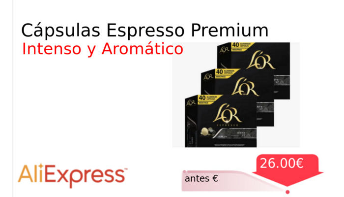 Cápsulas Espresso Premium
