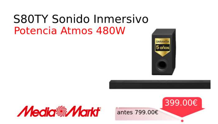 S80TY Sonido Inmersivo
