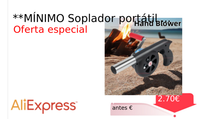 **MÍNIMO Soplador portátil ...