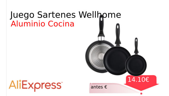 Juego Sartenes Wellhome