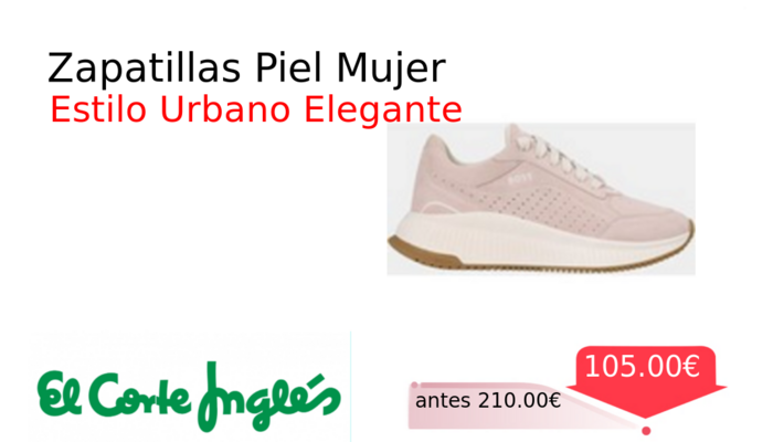 Zapatillas Piel Mujer