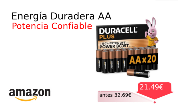 Energía Duradera AA