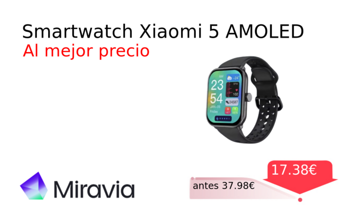 Smartwatch Xiaomi 5 AMOLED
