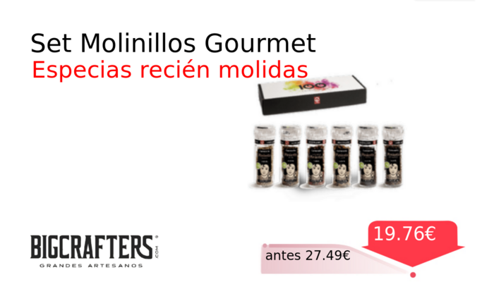 Set Molinillos Gourmet