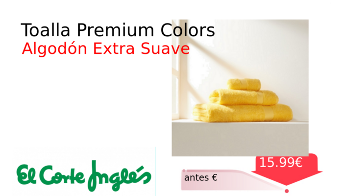 Toalla Premium Colors