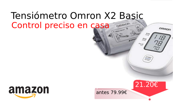 Tensiómetro Omron X2 Basic