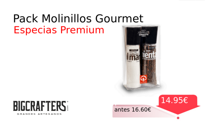 Pack Molinillos Gourmet
