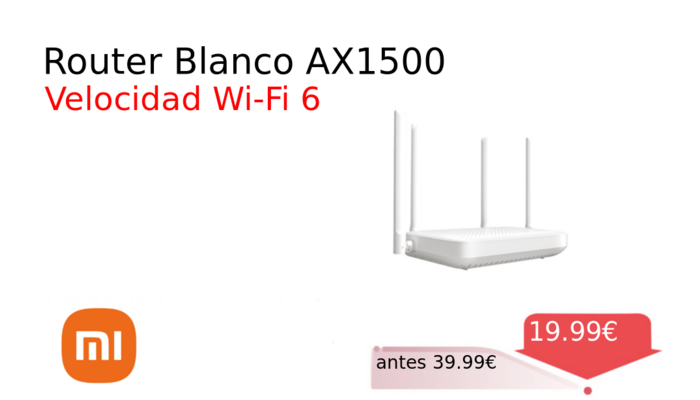 Router Blanco AX1500
