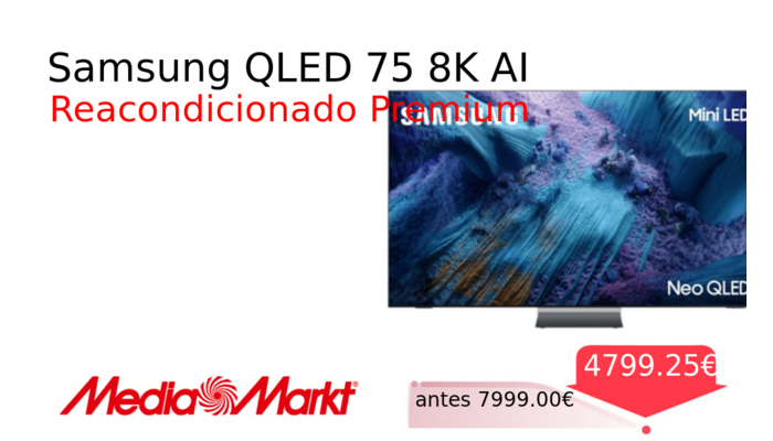 Samsung QLED 75 8K AI