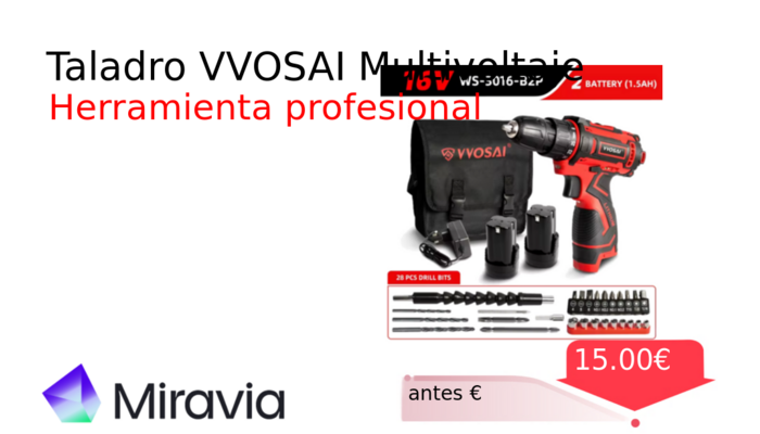 Taladro VVOSAI Multivoltaje