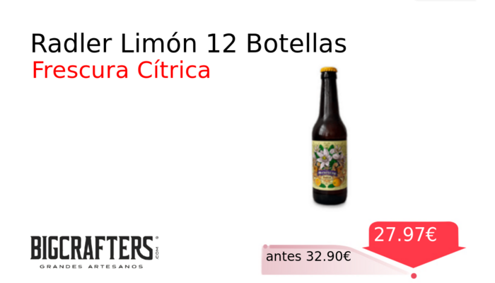 Radler Limón 12 Botellas