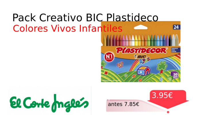 Pack Creativo BIC Plastideco