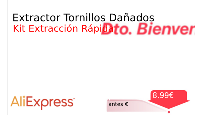 Extractor Tornillos Dañados