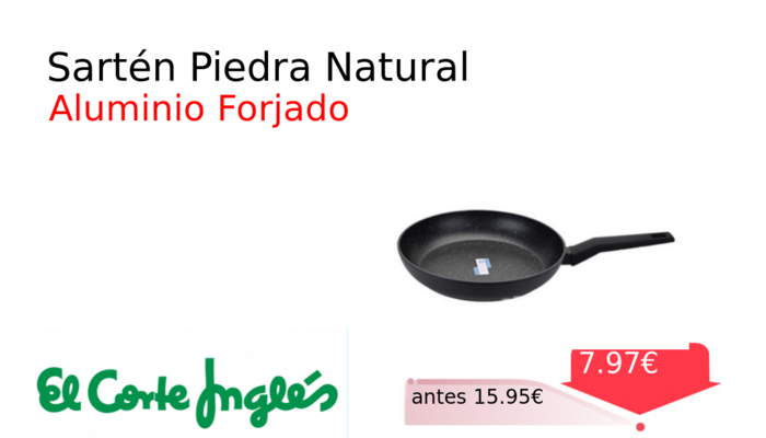 Sartén Piedra Natural