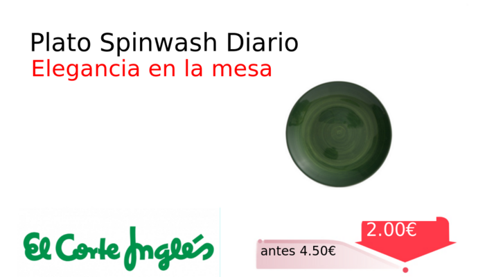Plato Spinwash Diario