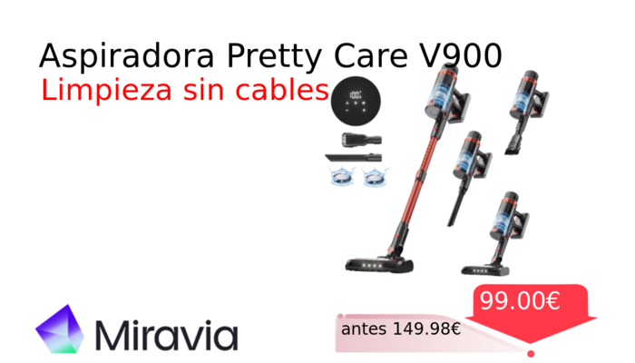 Aspiradora Pretty Care V900