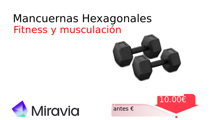 Mancuernas Hexagonales