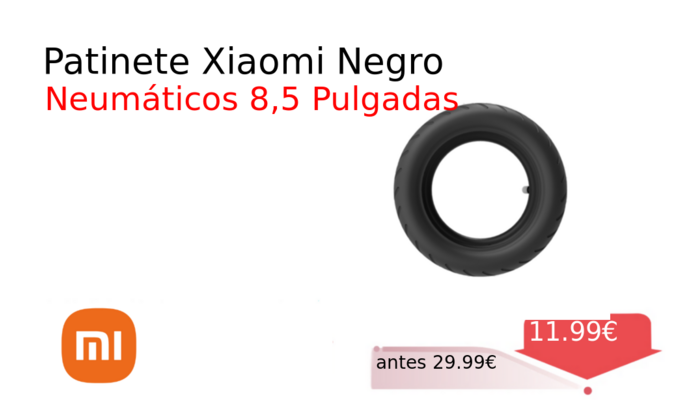 Patinete Xiaomi Negro