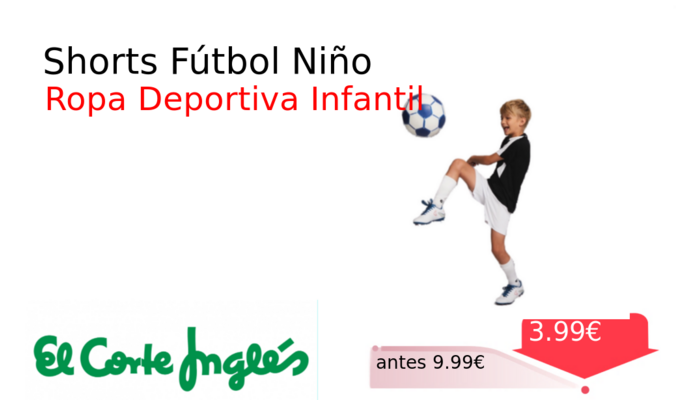Shorts Fútbol Niño