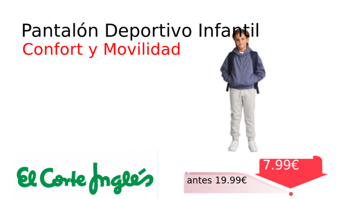 Pantalón Deportivo Infantil