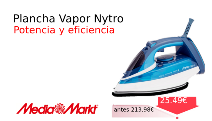 Plancha Vapor Nytro