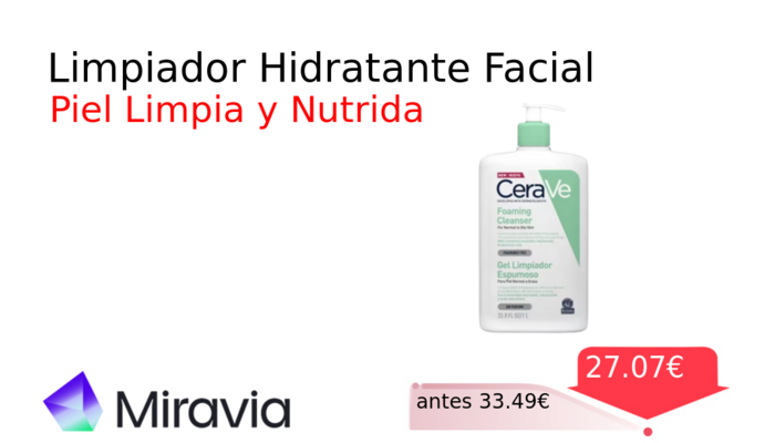 Limpiador Hidratante Facial