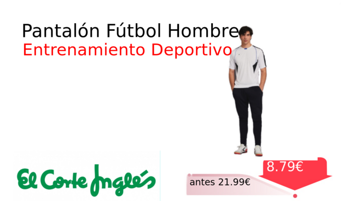 Pantalón Fútbol Hombre