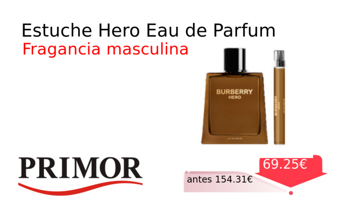 Estuche Hero Eau de Parfum