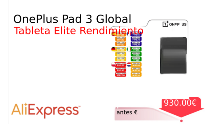 OnePlus Pad 3 Global