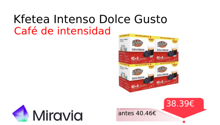 Kfetea Intenso Dolce Gusto