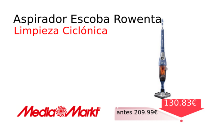 Aspirador Escoba Rowenta