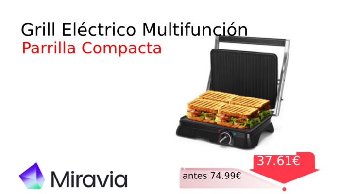 Grill Eléctrico Multifunción