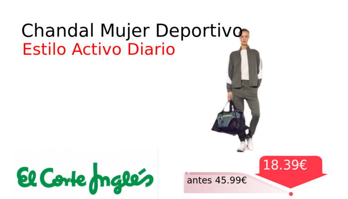 Chandal Mujer Deportivo