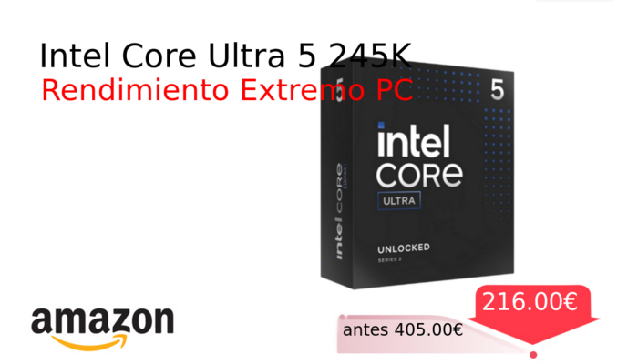 Intel Core Ultra 5 245K