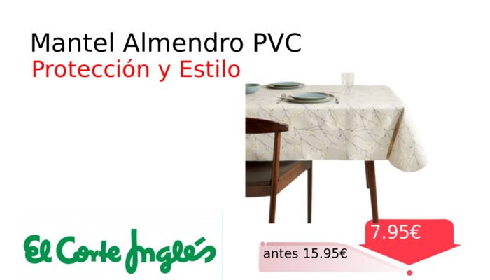 Mantel Almendro PVC