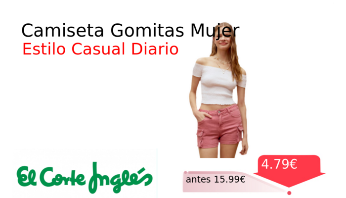 Camiseta Gomitas Mujer