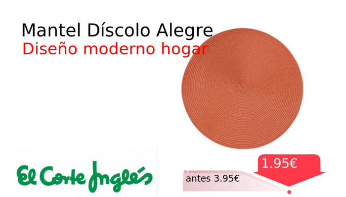 Mantel Díscolo Alegre