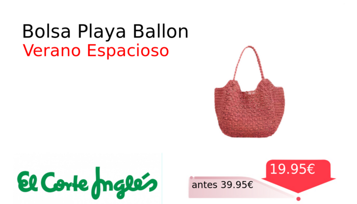 Bolsa Playa Ballon