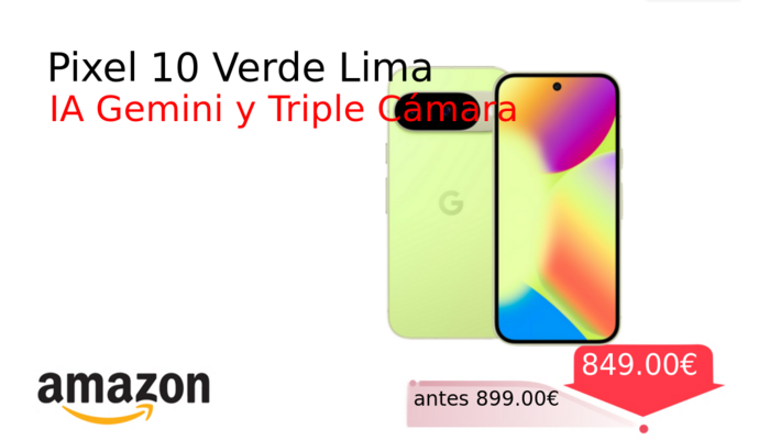 Pixel 10 Verde Lima