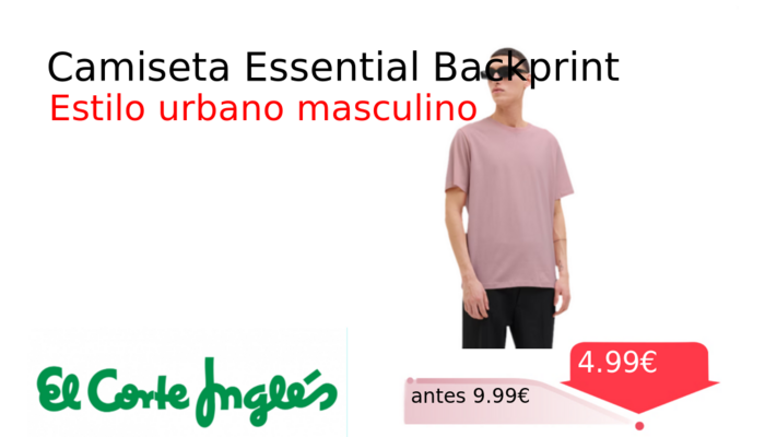 Camiseta Essential Backprint