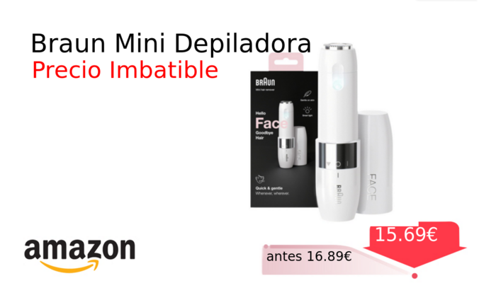 Braun Mini Depiladora