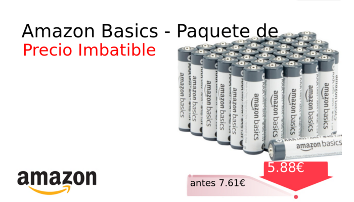 Amazon Basics - Paquete de