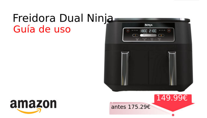 Freidora Dual Ninja