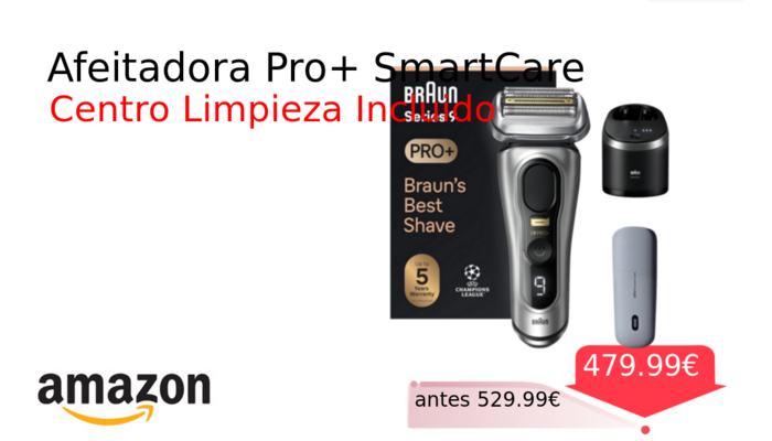 Afeitadora Pro+ SmartCare