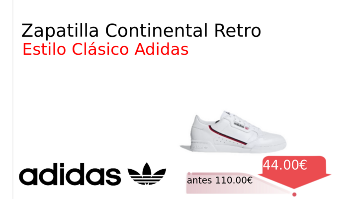 Zapatilla Continental Retro