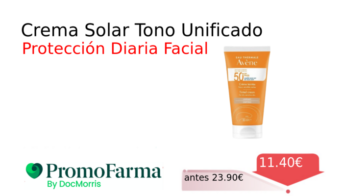Crema Solar Tono Unificado