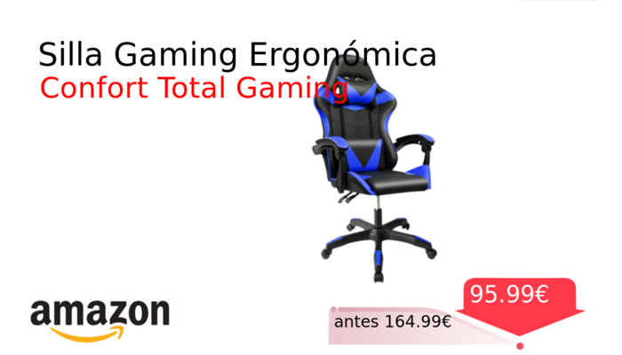 Silla Gaming Ergonómica