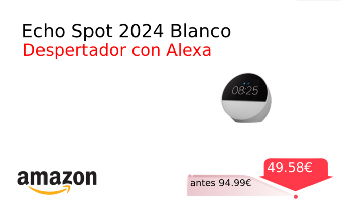 Echo Spot 2024 Blanco