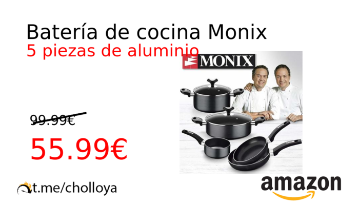 Batería de cocina Monix